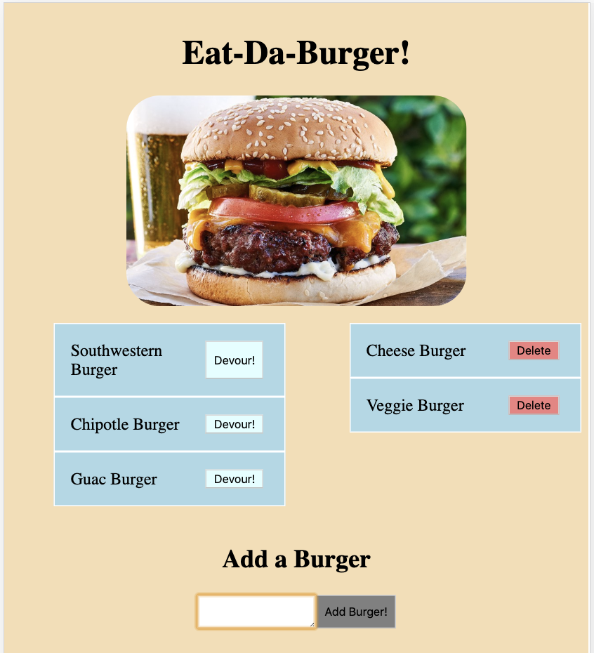 Burger App